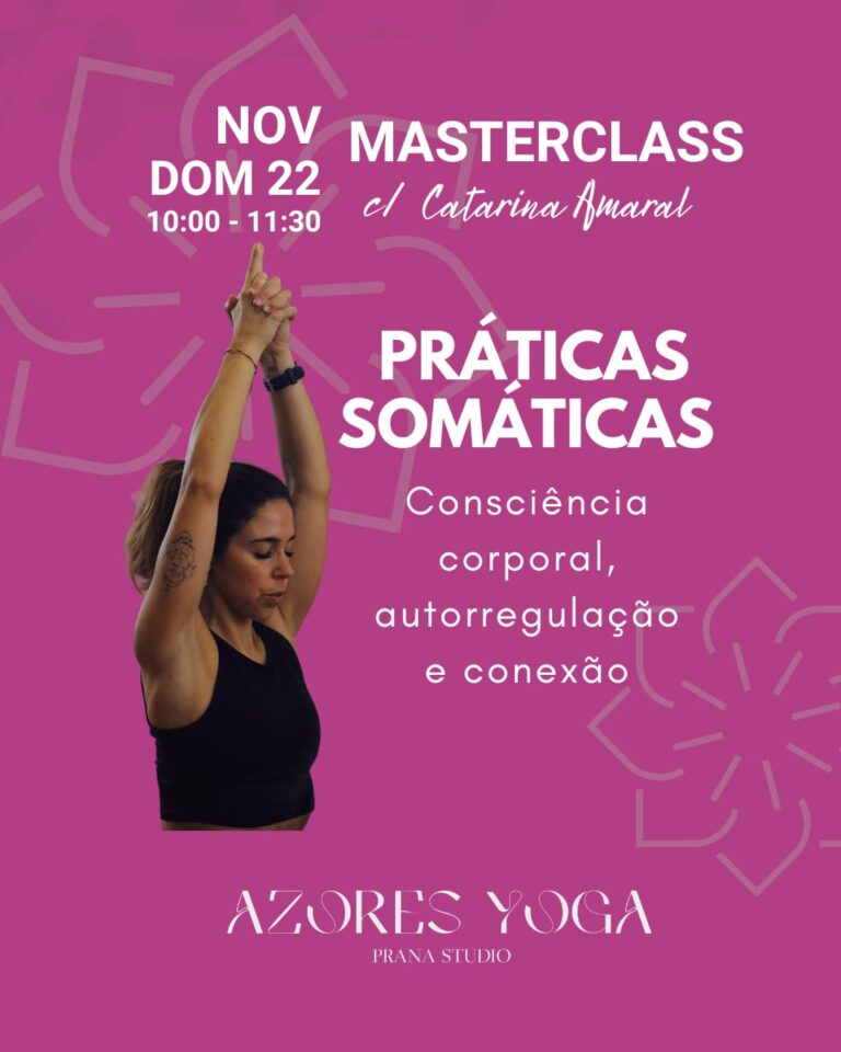 Yoga Somático masterlass yoga somatico catarina amaral poster1