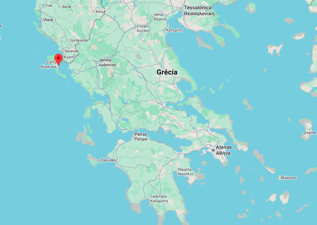 map corfu in greece tny